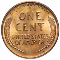 Купить США 1 цент 1958 без буквы монетного двора