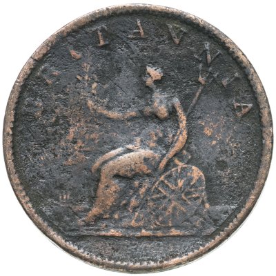 купить Великобритания 1/2 пенни (penny) 1807