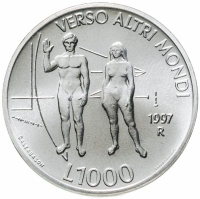 купить Сан-Марино 1000 лир (lire) 1997 "Вселенная"