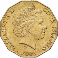 Купить Острова Кука 5 долларов (dollars) 2003
