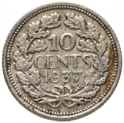 купить Нидерланды 10 центов (cents) 1937