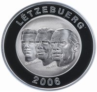 Купить Люксембург 20 евро 2006 "150 лет госсовету" в буклете