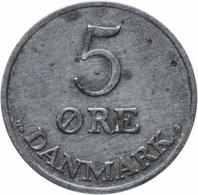 купить Дания 5 эре (ore) 1951-1962