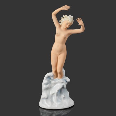 купить Статуэтка "Афродита" ("Купальщица"), фарфор, роспись, Wagner & Apel, Германия, 1935-1951 гг.