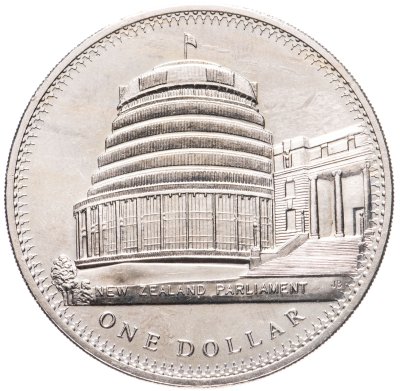 купить Новая Зеландия 1 доллар (dollar) 1978 "25 лет коронации Елизаветы II"