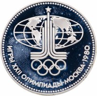 купить Медаль "Игры XXII Олимпиады в Москве, 1980. Олимпийский мишка"
