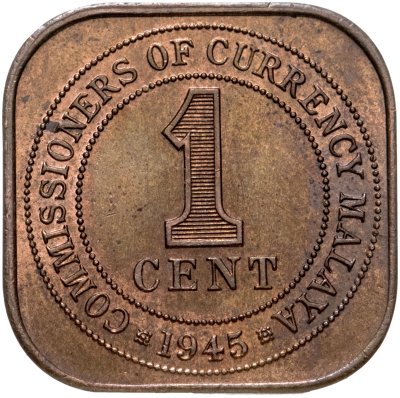 купить Малайя 1 цент (cent) 1945