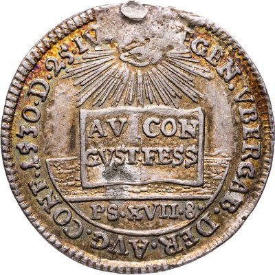 купить Ульм 1 дукат (паттерн) 1730 "200 лет Аугсбургской конфессии"