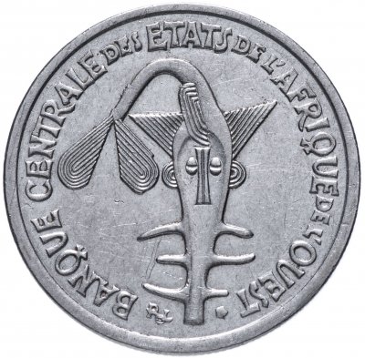 купить Западная Африка (BCEAO) 50 франков (francs) 2012-2019, случайная дата