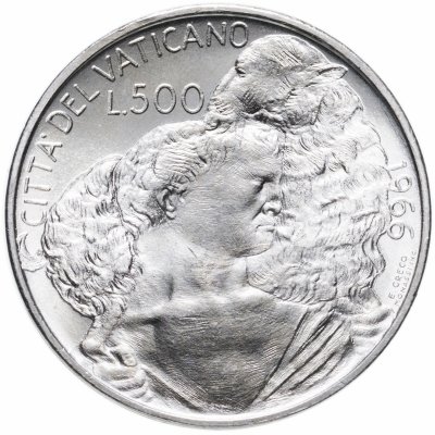 купить Ватикан 500 лир (lire) 1966
