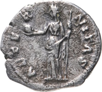 купить Римская империя, Фаустина Старшая, жена Антонина Пия, 138-161 годы, Денарий. (Этернитата) персонификация Вечности