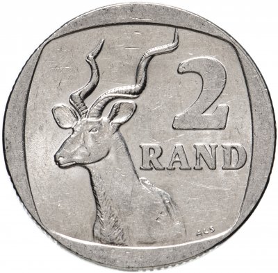 купить ЮАР 2 рэнда (ранда, rand) 1996-2000, случайная дата