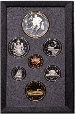 купить Канада, годовой набор из 7 монет 1993 года в памятном футляре