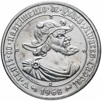 купить Португалия 50 эскудо (escudos) 1968 "500 лет со дня рождения Педру Алвариша Кабрала"