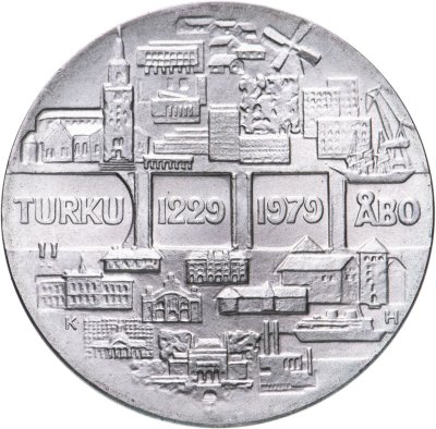 купить Финляндия 25 марок (markkaa) 1979 "750 лет Турку"