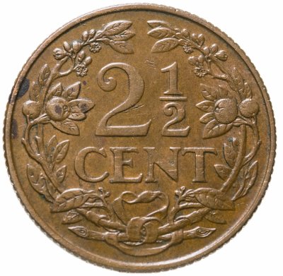 купить Нидерландские Антильские острова 2 1/2 цента (cent) 1956