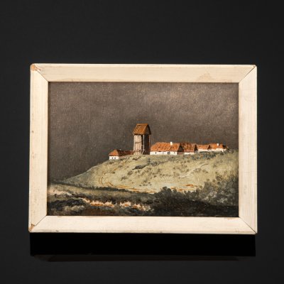 купить Картина "Перед грозой", картон, масло, дерево, Россия, 1980-1990 гг.