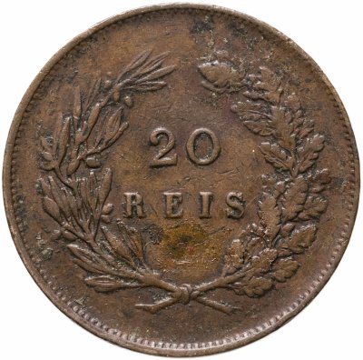 купить Португалия 20 рейс (reis) 1891