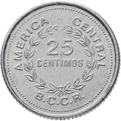 купить Коста-Рика 25 сентимо (centimos) 1983