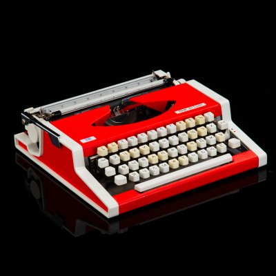 купить Машинка печатная "Unis TBM De Luxe" в оригинальном кофре c документами, металл, пластик, Tvornica Biro Mašina, Югославия, 1970-1990 гг.