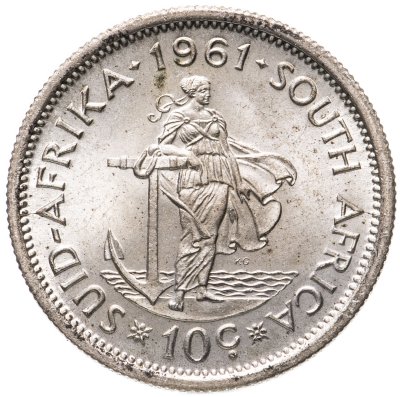 купить ЮАР 10 центов (cents) 1961