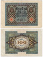 купить Германия 100 марок 1920 (Pick 69b)