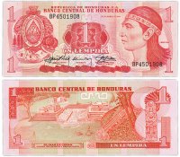 Купить Гондурас 1 лемпира 1989 (Pick 68с)