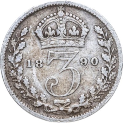 купить Великобритания 3 пенса (pence) 1890