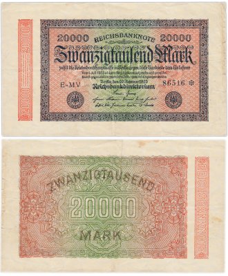 купить Германия 20000 марок 1923