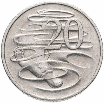 купить Австралия 20 центов 1996-1998 королева средних лет