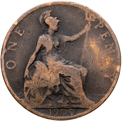 купить Великобритания 1 пенни (penny) 1900