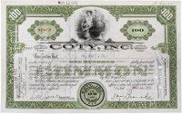 купить Акция США COTY INC., 1943 г.
