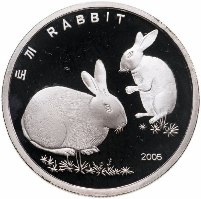 купить Северная Корея 20 вон 2005 Кролик