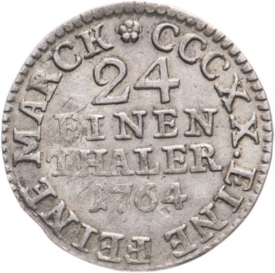 купить Саксония Фридрих Август III 1/24 талера 1764