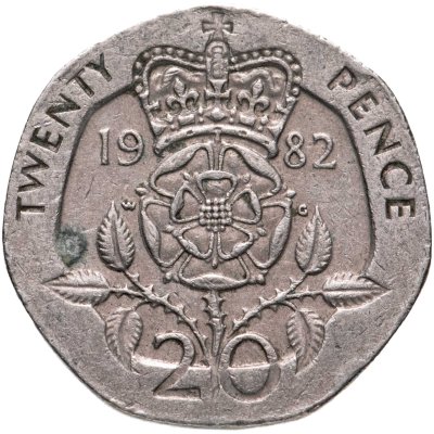 купить Великобритания 20 пенсов (pence) 1982-1984, случайный год