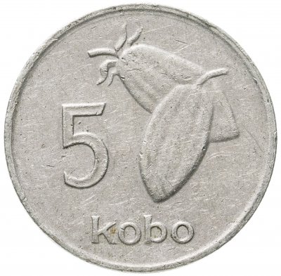 купить Нигерия 5 кобо (kobo) 1989