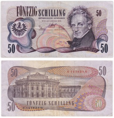 купить Австрия 50 шиллингов 1970 (Pick 143a)
