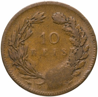 купить Португалия 10 рейс (reis) 1892 Без отметки монетного двора