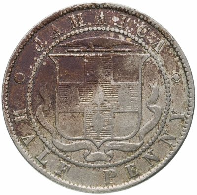 купить Ямайка 1/2 пенни (penny) 1884