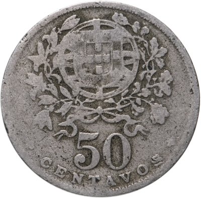 купить Португалия 50 сентаво 1928