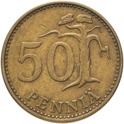купить Финляндия 50 пенни (pennia) 1977
