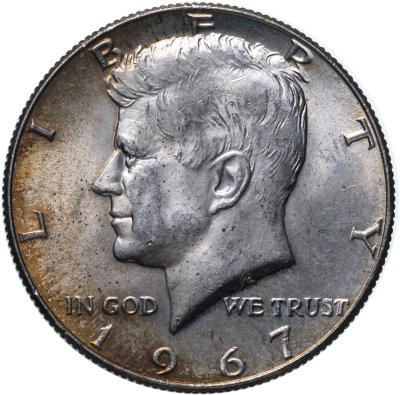 купить США 50 центов (1/2 доллара, half dollar) 1967 Kennedy Half Dollar (Кеннеди)