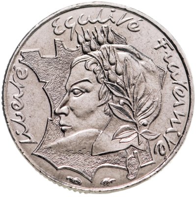 купить Франция 10 франков 1986 "Свобода, Равенство, Братство"