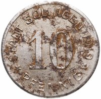 купить Германия (Золинген) нотгельд 10 пфеннигов 1919