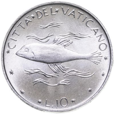 купить Ватикан 10 лир (lire) 1970