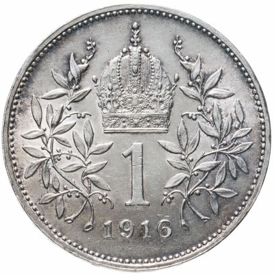 купить Австро-Венгерская Империя 1 крона 1912-1916 год, монета для Австрии, случайный год