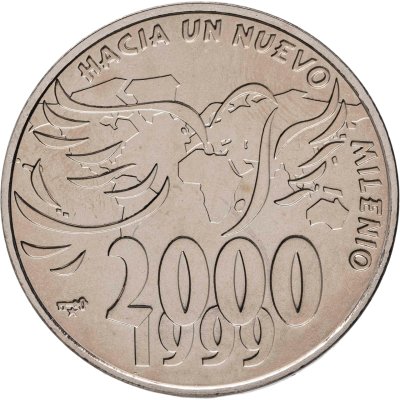 купить Куба 1 песо (peso) 2000 Новое тысячелетие - Голубь