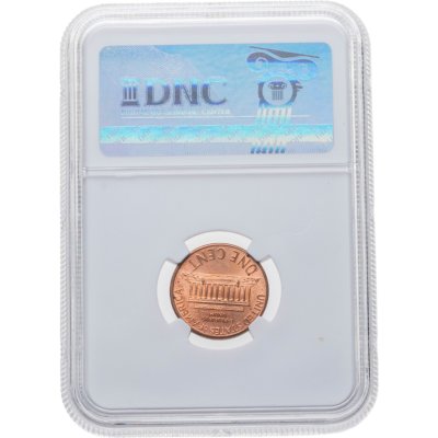 купить США 1 цент (cent) 1993 "Lincoln Memorial Cent" в слабе DNC MS66