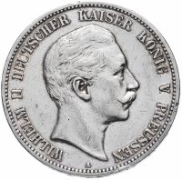 купить Германская Империя, Пруссия 5 марок 1907 A