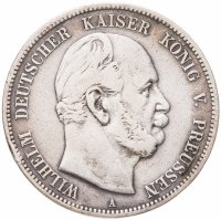 купить Германия (Империя) 5 марок (mark) 1876 A знак монетного двора: "A" - Берлин